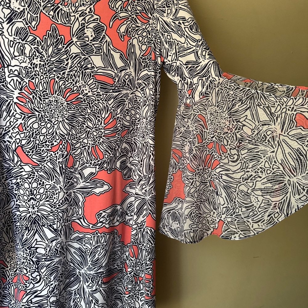 Floral Bell Sleeve Dress